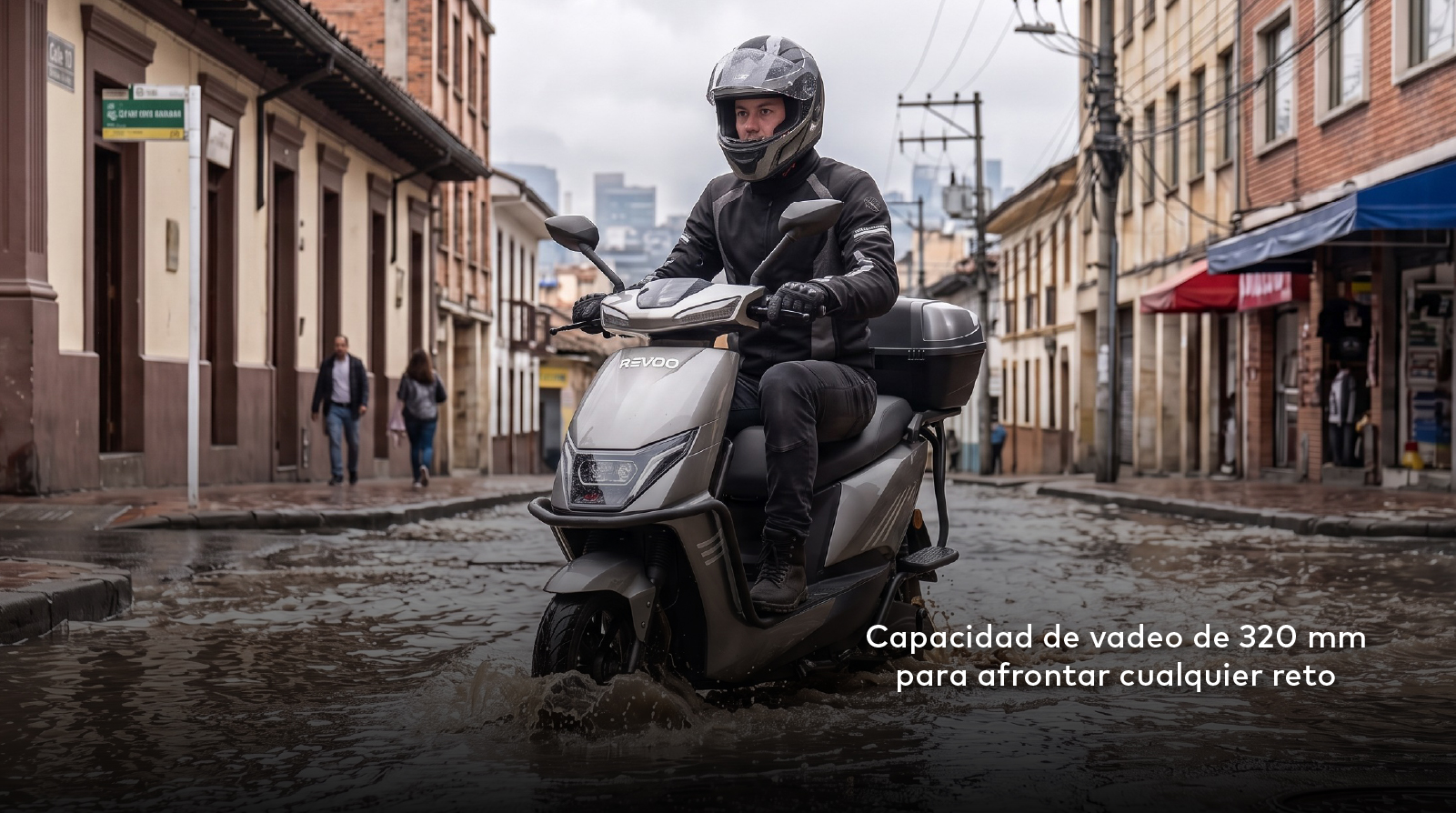 C32 — Capacidad de vadeo de 320 mm para afrontar cualquier reto